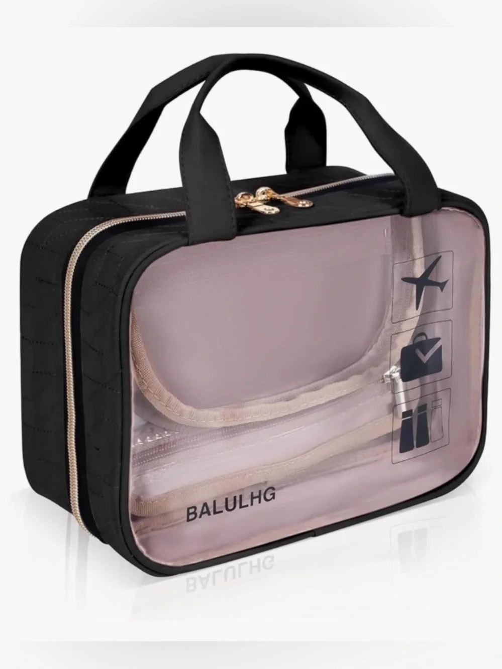 ☀️☀️Travel Cosmetic Bag, Toiletries Bag With Hanging Hook for Travel.